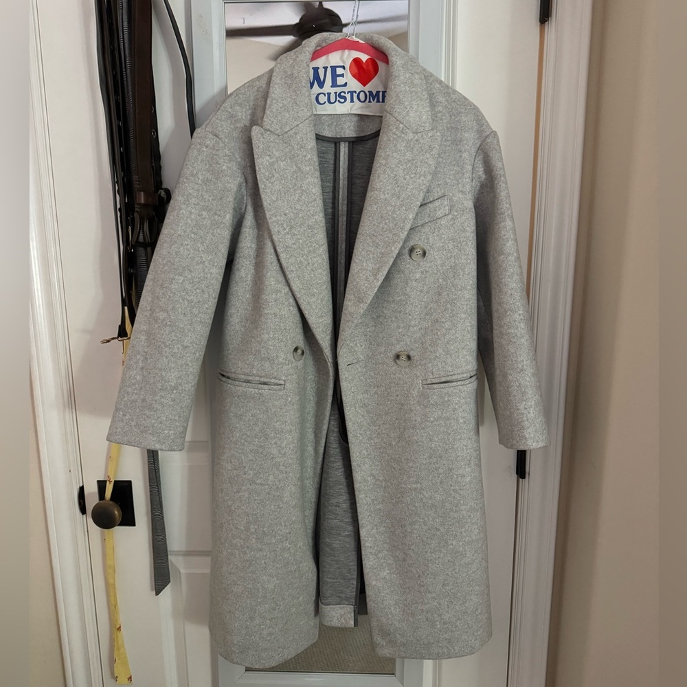 Topshop Gray Coat